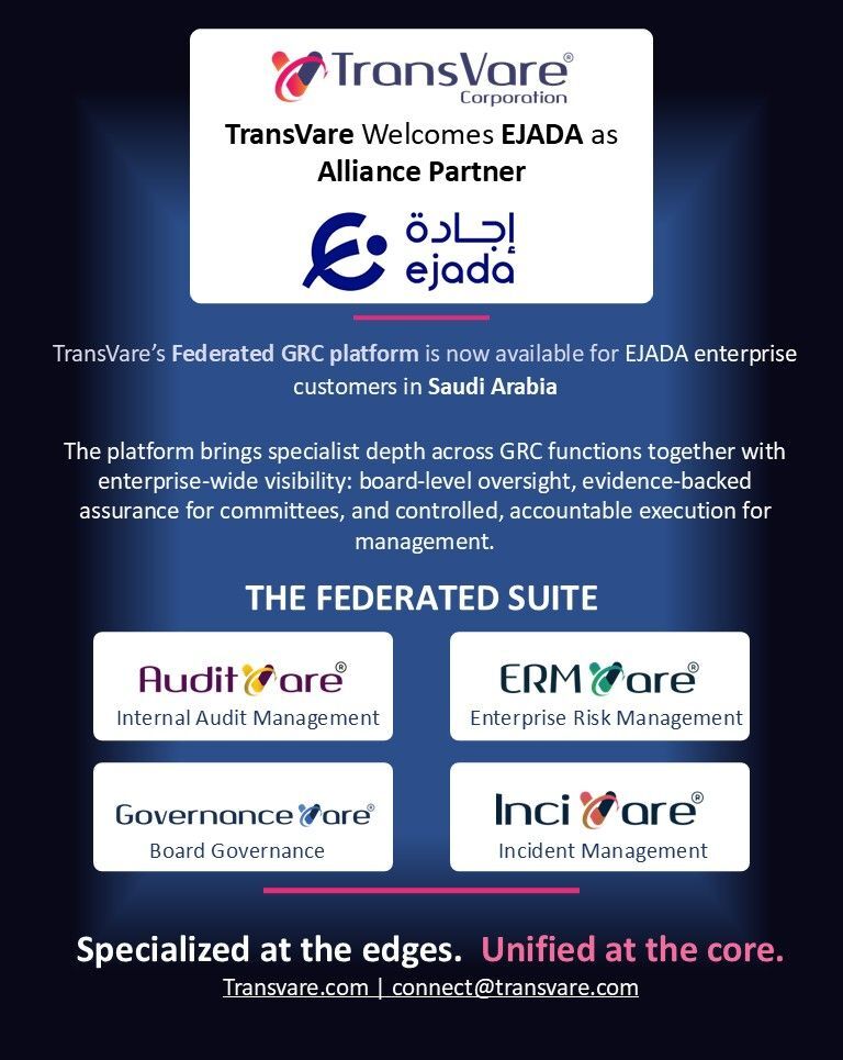 We are pleased to welcome EJADA as an Alliance Partner of TransVare Corporation