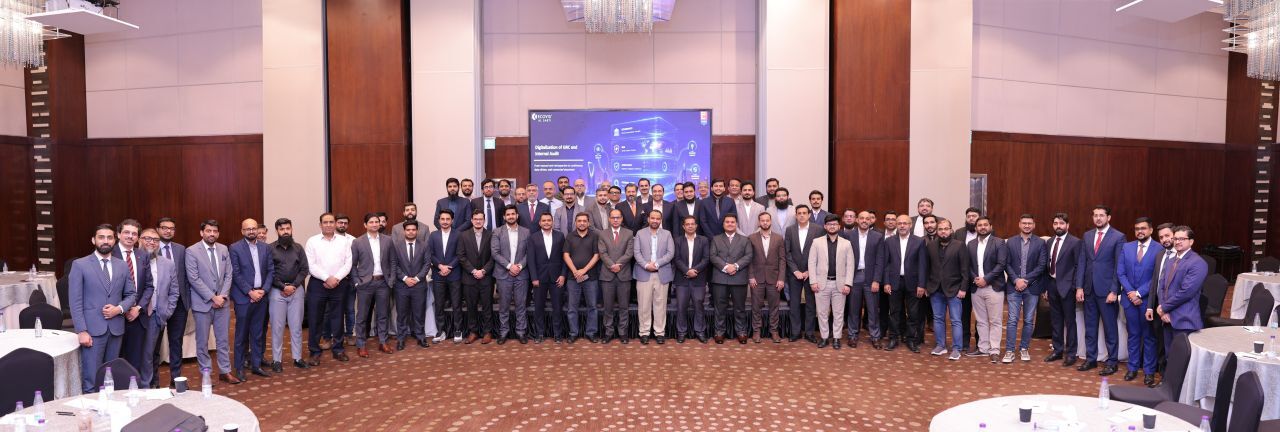 Group photo of participants at the ECOVIS Al Sabti and ICAP KSA session